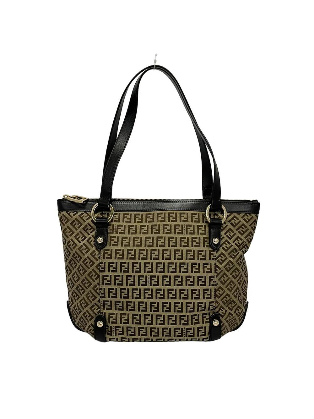 Fendi Zucchino Beige Dark Brown #373060F66B